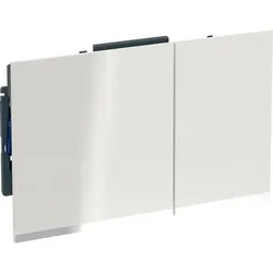 Geberit Sigma60 BetPl. für 2-Mengen-Sp. sand-grau / verspiegelt