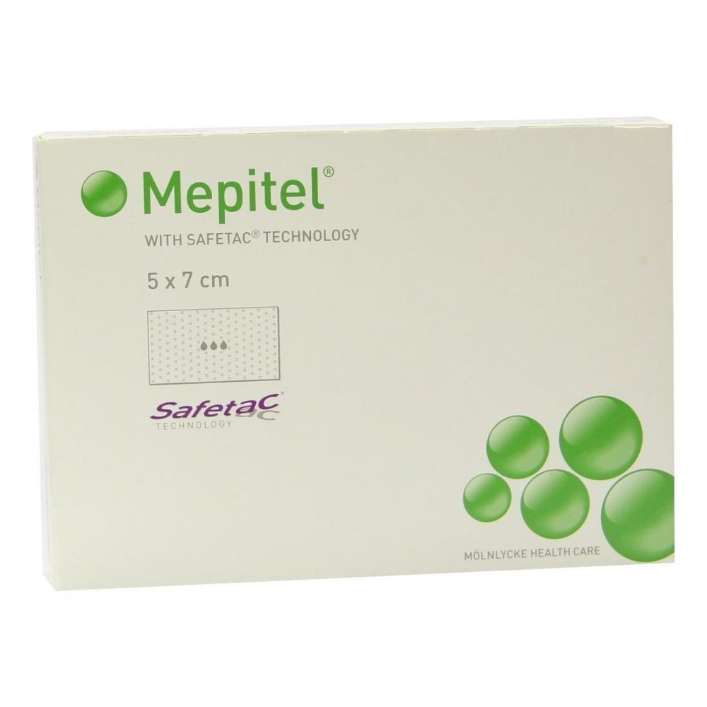 Mölnlycke Health Care GmbH Mepitel Silikon Netzverband 5x7cm steril 02818443