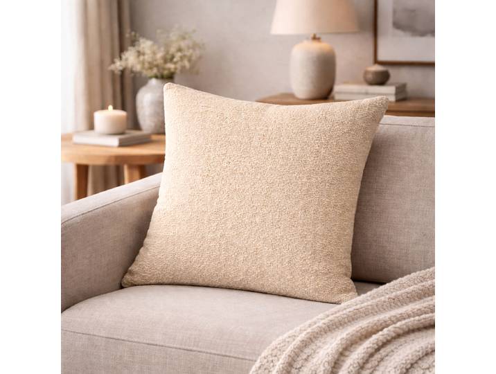 Housse de coussin Fjella Beige/Beige 50 x 50cm Polyester