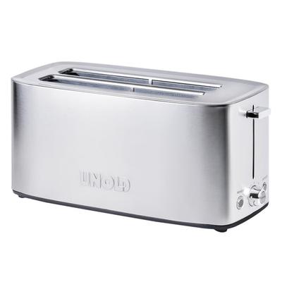Unold 38266 Toaster Tom für 4 Scheiben extragroße Röstkammern mit Brötchenaufsatz 4 Funktionen