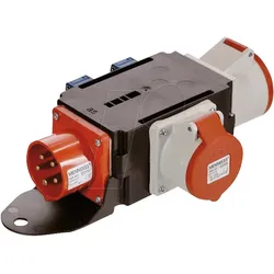 CEE-VERT 122 - CEE-Verteiler, 1 Stecker/2 Dosen/2 Steckdosen