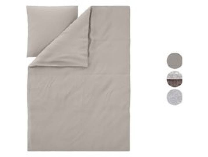 LIVARNO® Housse de couette en satin / Housse de couette réversible en satin, 140 x 200 cm.
