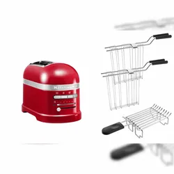 KitchenAid Set 2, 2-Scheiben Toaster Artisan 5KMT2204 Empire Rot