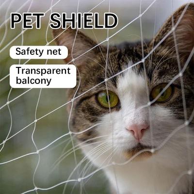 Inspired Finds Pet Safety Window & Balcony Protection Net   Reinforced Cat Safety Mesh For Indoor & Outdoor Use 13.12x9.84ft
