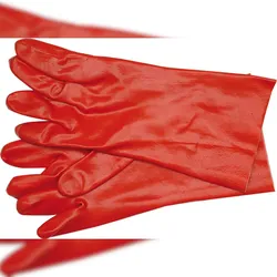 TRIZERATOP Arbeitshandschuhe, PVC, 36cm Gr. 10/XL