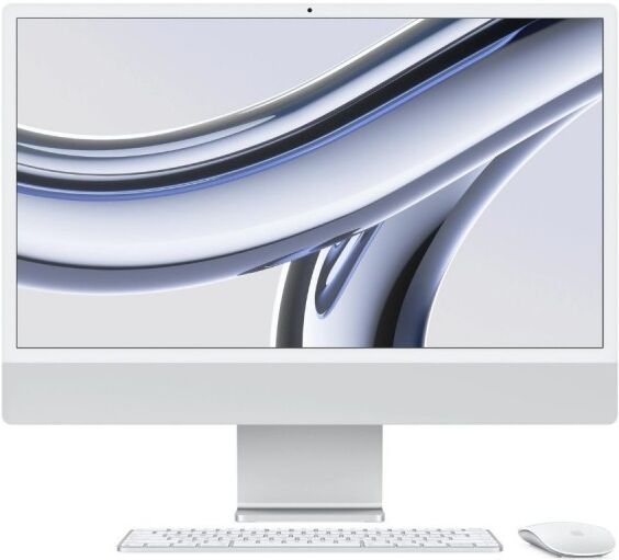 Apple iMac A2438 24", M1 8 cœurs, 16 Go de RAM, SSD 512 Go, 4,5K, Argent, A+