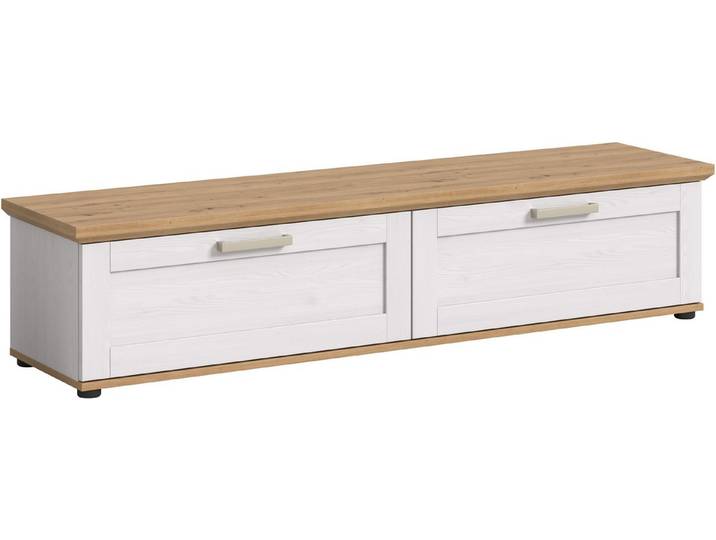 Home affaire Lowboard Cosenza, Cosenza Lowboard 164 cm, 2 Klappen, 2 Fächer, Wohnzimmer