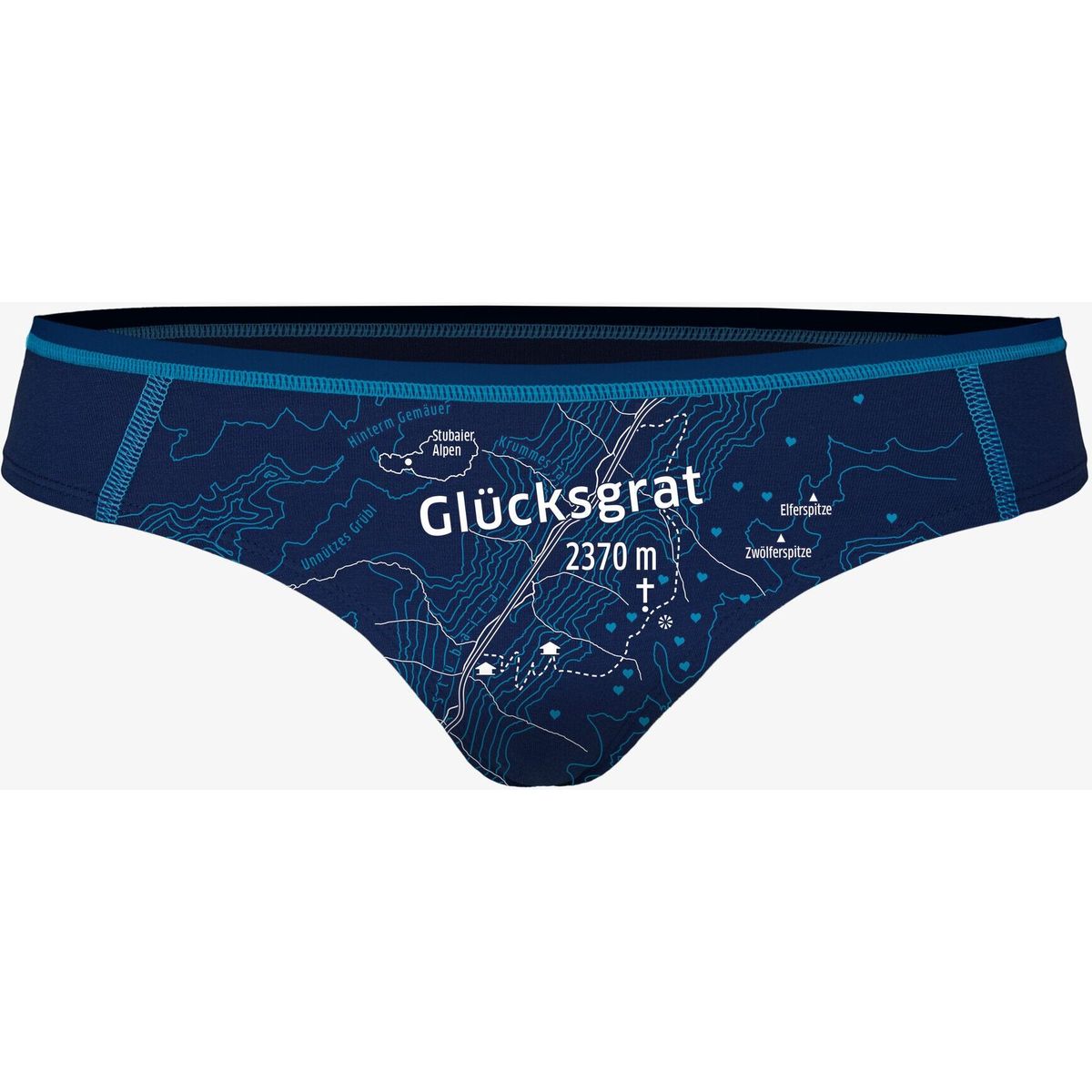 Ein schöner Fleck Erde String Glücksgrat Tiefblau tiefblau 38 22123.05.38