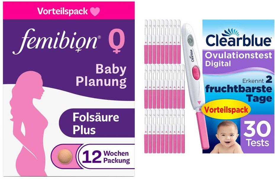 Femibion 0 Babyplanung + Clearblue Ovulationstest Digital
