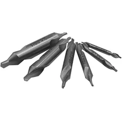 Zentrierbohrer-Set 6-teilig HSS