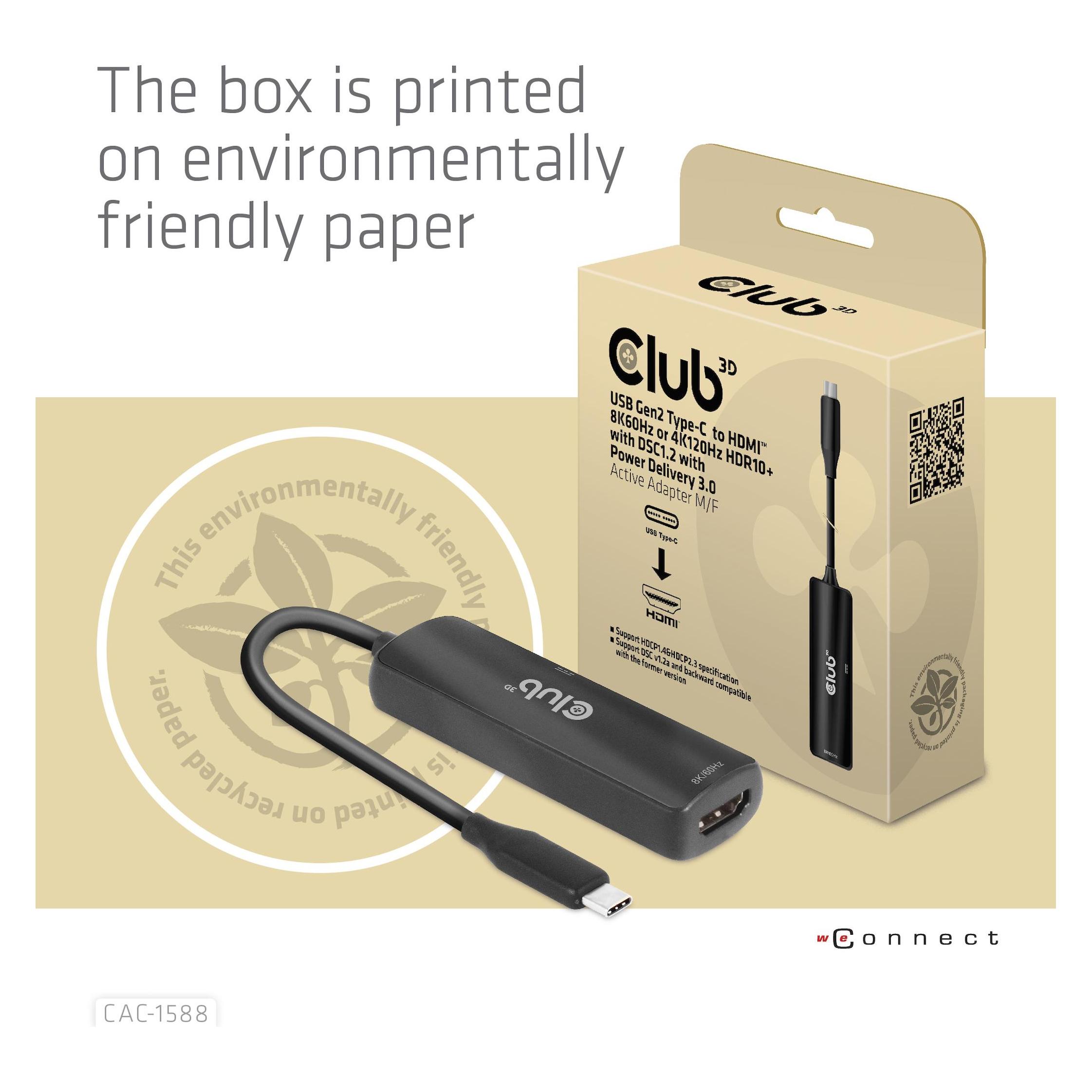 Club 3D CAC-1588 (HDMI, 13.50 cm) (CAC-1588)