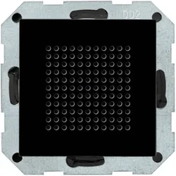 Gira Lautsprecher UP Radio 228205 System 55 Schwarzglasoptik, Schalter + Taster, Schwarz