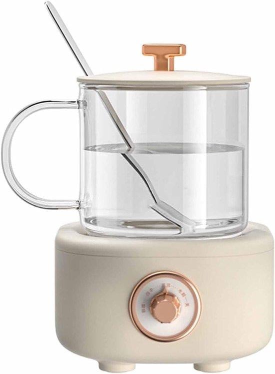 Elektrische Waterkoker en Theepot in Zwart met 400ml Capaciteit