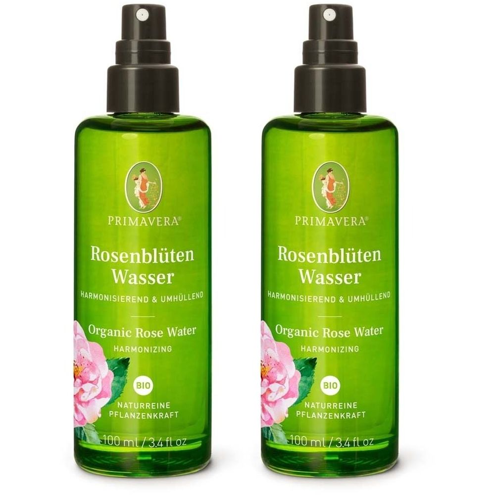 Rosenbluetenwasser BIO x2 2x100 ml Spray