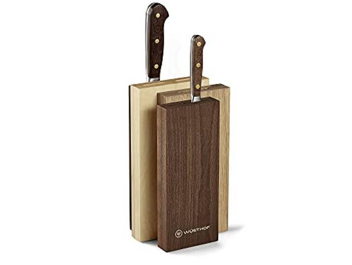 WÜSTHOF Crafter Messerblock mit 2 Messern, Braun