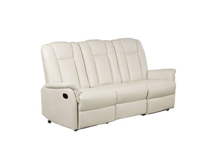 Le Réconfort Sofa - Inclinaison manuelle, 3 places, Cuir crè...