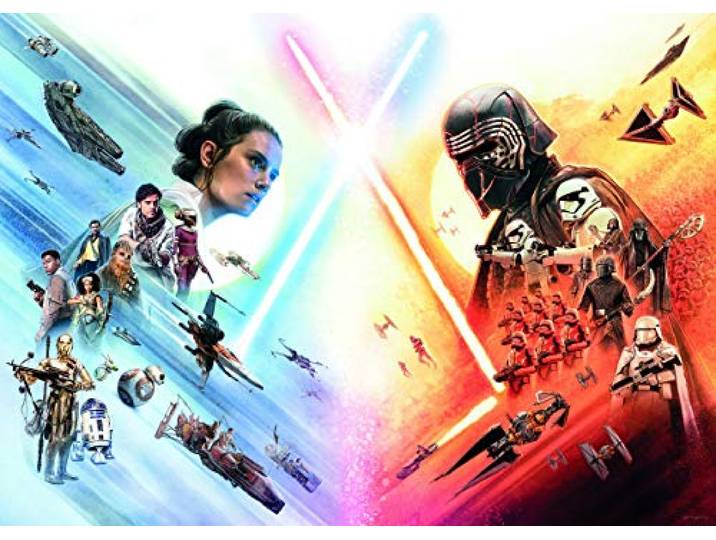 Komar Wandbild Star Wars Movie Poster Kinderzimmer, Jugendzimmer, Dekoration, Kunstdruck ohne Rahmen WB174-70x50 Größe: 70 x 50 cm (Breite x Höhe)