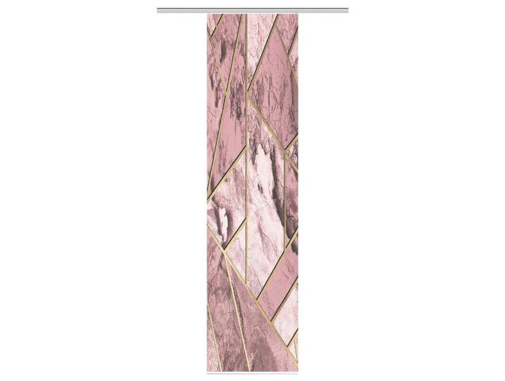 Flächenvorhang Signum, Rosa, Abstraktes, 60x245 cm, mit Paneelwagen, mit Beschwerungsstab, mit Flauschband, Öffnung für Beschwerungsstab, Heimtextilien, Vorhänge, Flächenvorhänge