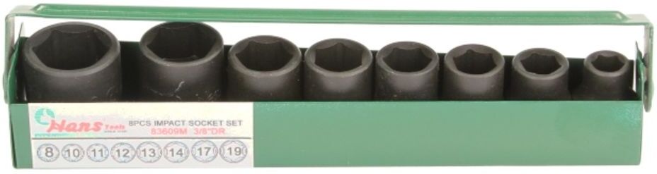 Hans Set di chiavi a bussola 3/8" 83609M
