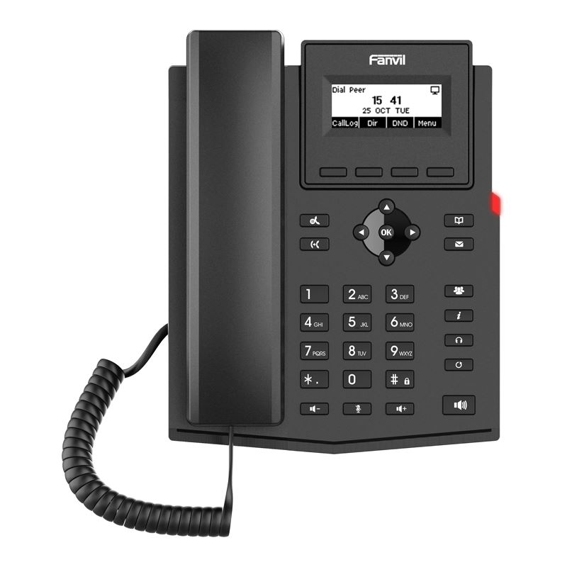 Fanvil IP Telefon X301W schwarz