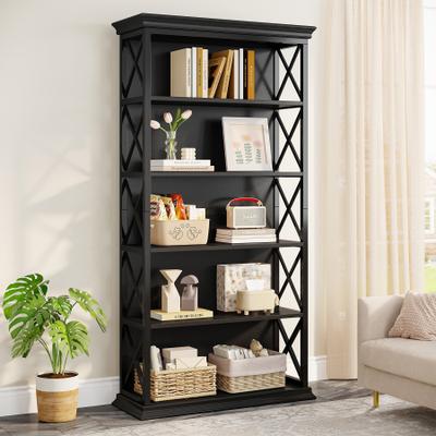Bluebell "71-inch Tall 6-tier Industrial Bookcase - 11.8""D x 31.5""W x 70.86""H"