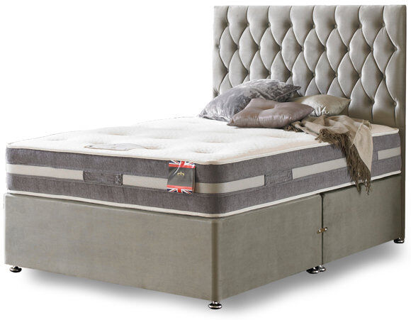 Myer Adams Open Coil Mattress with Orthopedic Support, Med-Firm feel, Hand tufted button. Single (3')