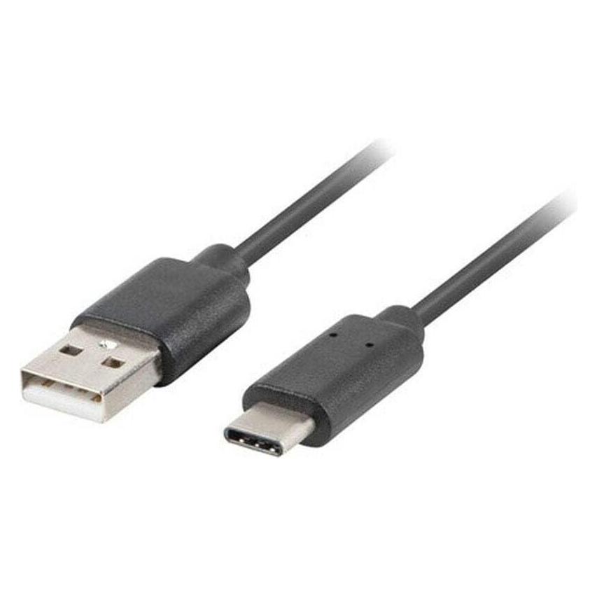 Lanberg USB A - USB C (1 m, USB 2.0) (CA-USBO-20CU-0010-BK)