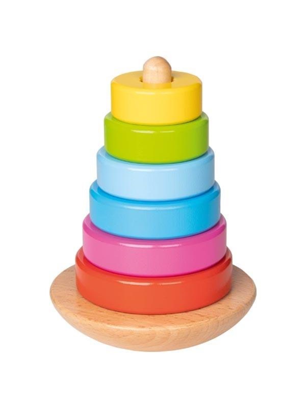 Goki Wooden Stacking Tower Color 8pcs.