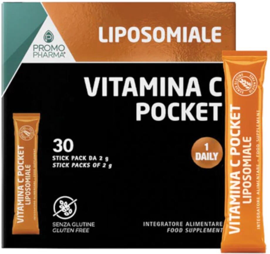 PROMOPHARMA SpA LIPOSOMIALE VITAMINA C POCKET, 30 STICK PACK DA 2 G