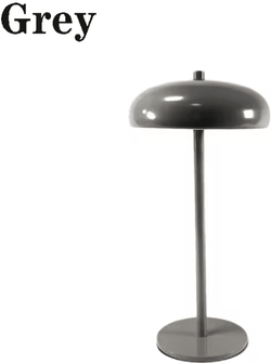 Inspire Curations Rechargeable Nordic LED Bedside Touch Lamp For Bedroom, Study & Table Decor grey 3 Colors