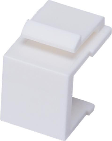 Alantec Keystone-adapter met witte afdekplaat van kunststof