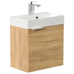 Gäste WC Badmöbel Cubi Slimline 50cm SoftClose in versch. Ausführungen
