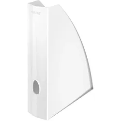LEITZ Stehsammler WOW Polystyrol perlweiss , DIN A4