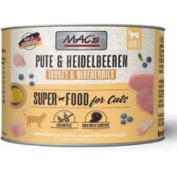 MAC ́s CAT Pute, Rind & Heidelbeeren 6x200 g