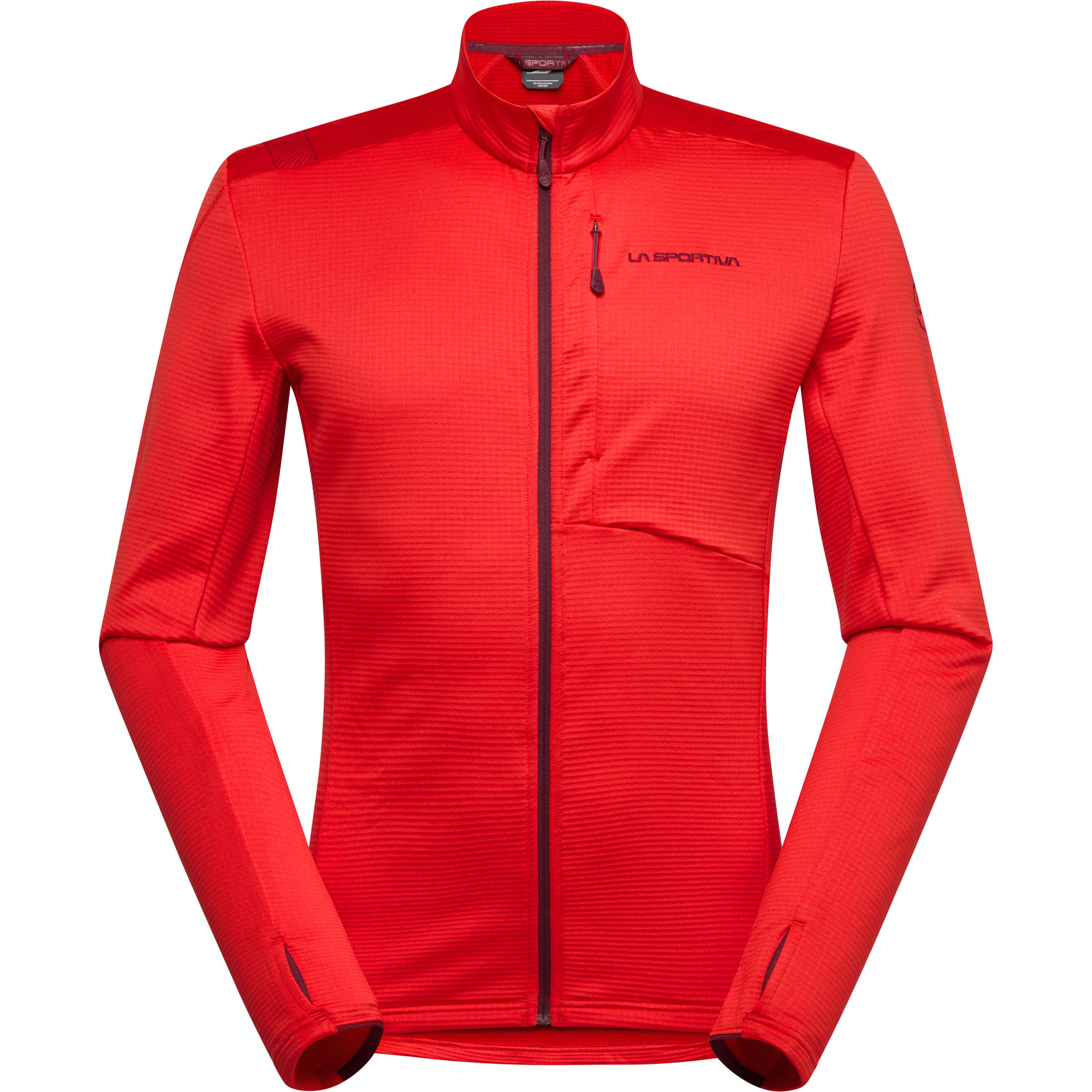 La Sportiva Chill Thermal Herren Fleecejacke rot Größe M Trekking Elastisch