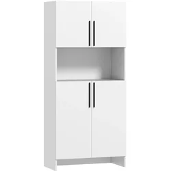 KÜCHENSCHRANK Spanlatte 79/40/175 cm Weiß