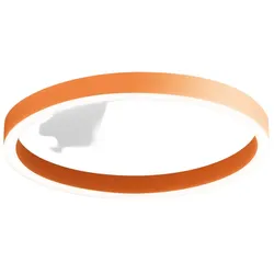 Gea Luce AELA P/M Deckenleuchte in gebranntem Orange Aluminium 50W+10W Integrierte LED Doppelabstrahlung 3100lm Dimmbar Phasenanschnitt - Gealuce