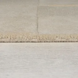 Läufer Wolle Beige 60 x 230 cm - DEBEN   Kadima Design