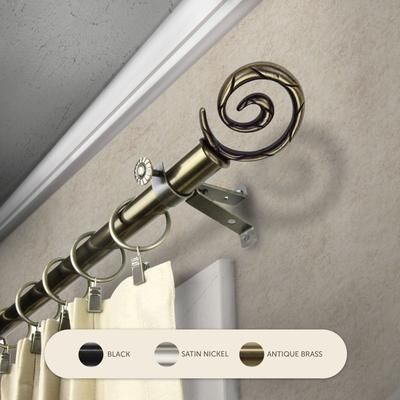 InStyleDesign Radial Adjustable Curtain Rod