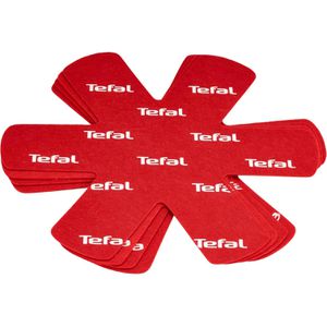 Tefal Pfannenschoner Ingenio, rot, aus Wollfilz, Ø 38 cm, 4 Stück