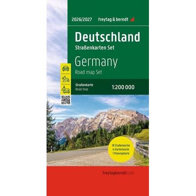 freytag & berndt Straßenkarte Deutschland Set 2026/2027 1:200.000, Sonstige von , KOMPASS Freytag & Berndt, 978-3-7079-2389-6