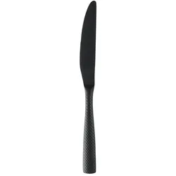 WAS Germany 12x Menümesser ONYX SHADOW, 23,5 cm, strukturierte Oberfläche, PVD-Beschichtung schwarz, Chromstahl 13/0