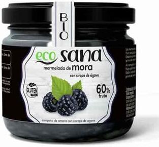 Ecosana MARMELADA EXTRA DE AMORA COM XAROPE DE AGAVE BIO 260g