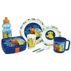 Funkhouse, Kindergeschirr + Kinderbesteck, Geschirr-Set Fun House Melamine 8 Stücke