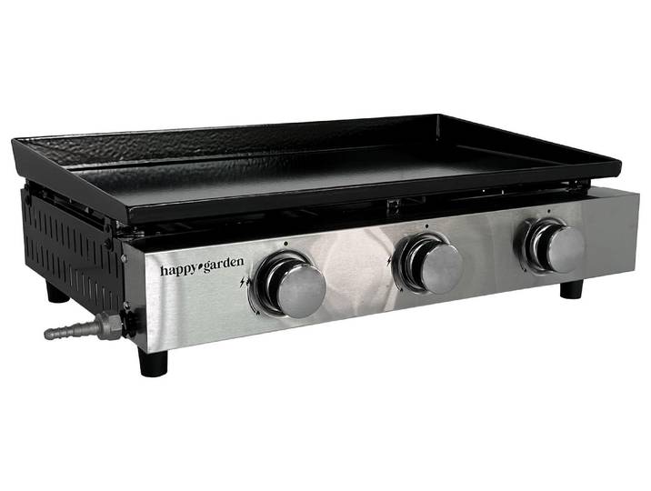 Plancha au gaz MÉRIDA 3 brûleurs 6 kW