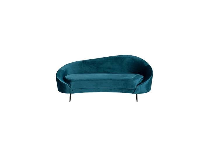 3-Sitzer Design Sofa „Constance“ Samt Petrol Bizzotto
