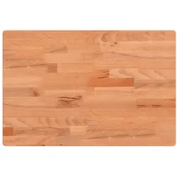 vidaXL Waschtischplatte 80x40x4 cm Massivholz Buche