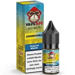 VapeApe Lemon Chill NicSalt Liquid 10ml / 10mg