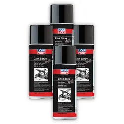 4x Rostschutz LIQUI MOLY 1540 Zinkspray Grundierung Zink-Spray Lackierung 400ml