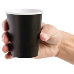 Fiesta Coffee To Go Becher 230ml schwarz x1000, Packungsinhalt: 1000 Stück